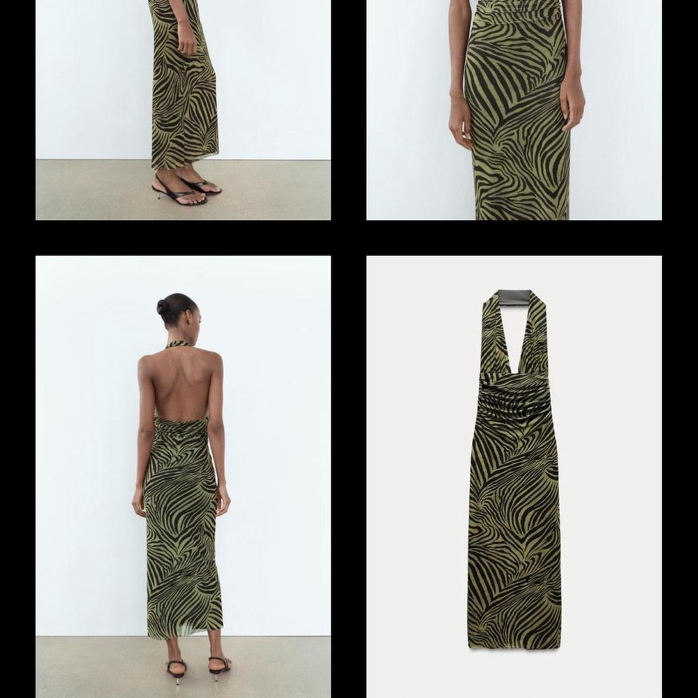 ZARA PRINTED TULLE DRESS - BRAND NEW WITH TAG- SIZE S - Picture 7 of 8